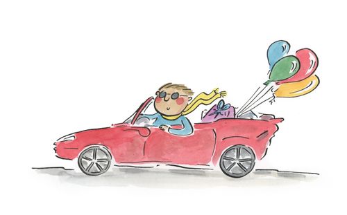 Birthday Racing Car