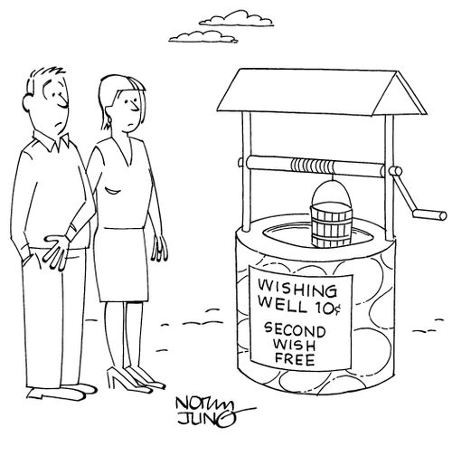 Wishing Well 10c. . . Second Wish Free