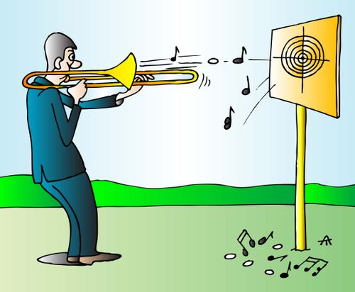 Musician Target Practice