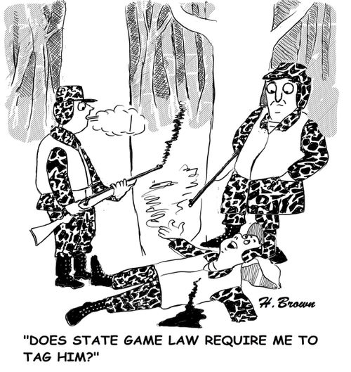 "Does state game law require me to tag him?"