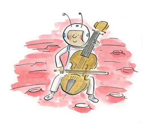 Cellist on Mars