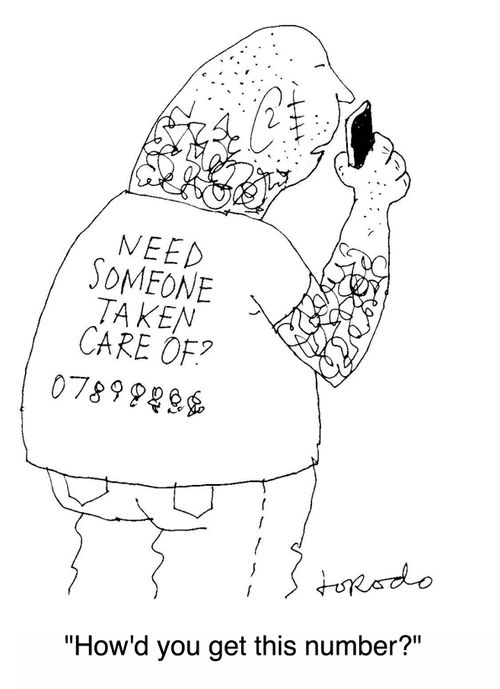 "How'd you get this number?"