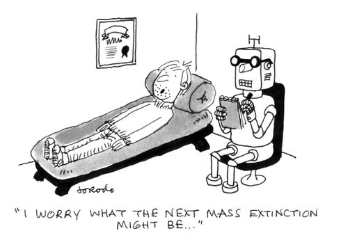 "I worry what the next mass extinction might be..."