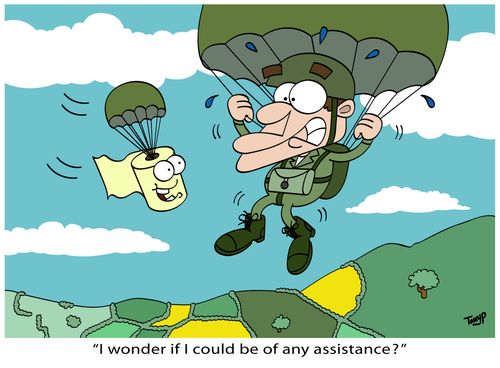 "I wonder if I can be of any assistance?"