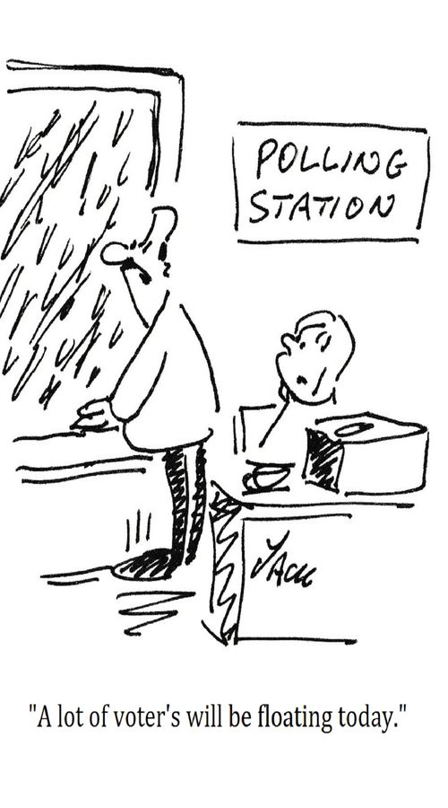 "A lot of voter's will be floating today."