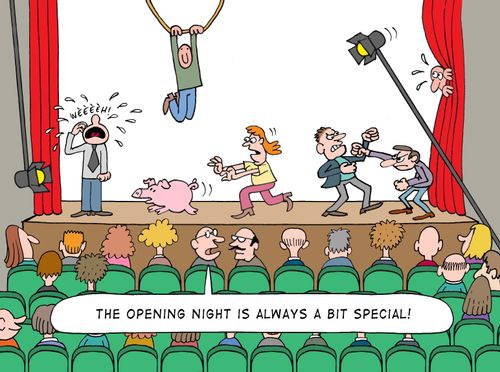 "The opening night is always a bit special!"