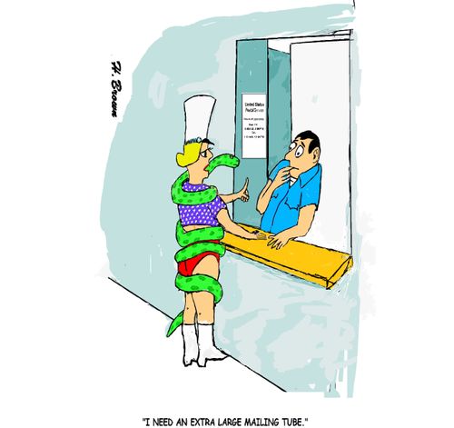 "I need an extra large mailing tube."