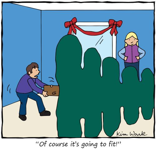 "Of course it's going to fit!"