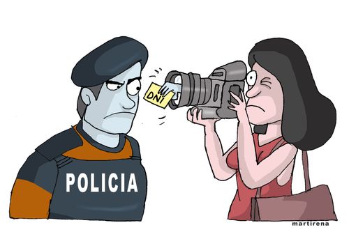 Police against journalists