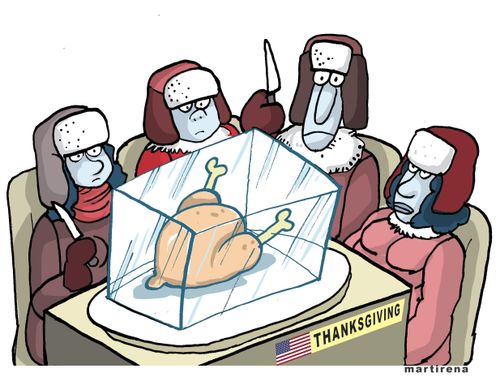 Heavy snowfall for Thanksgiving in the USA