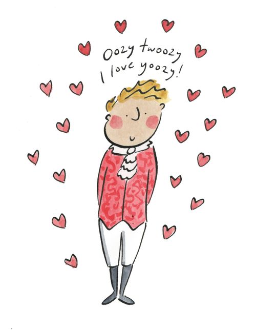 "Oozy twoozy I love yoozy!"