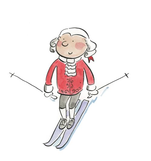 Baroque skier