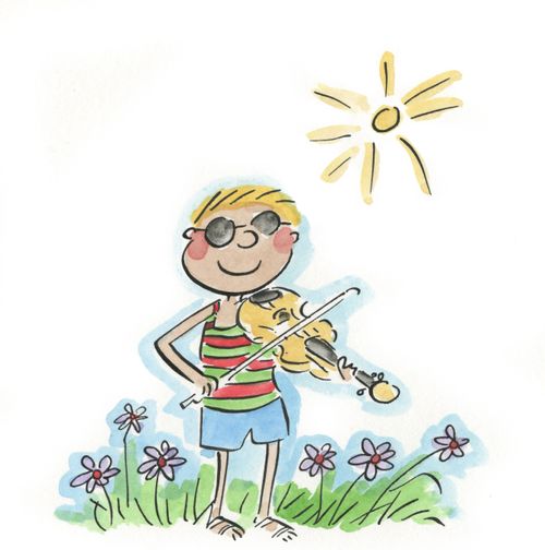 Spring Violinist 