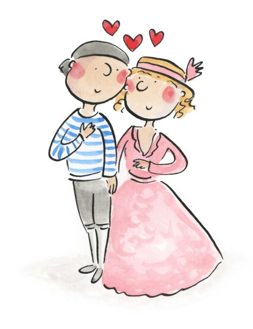 Frederic and Mabel in love