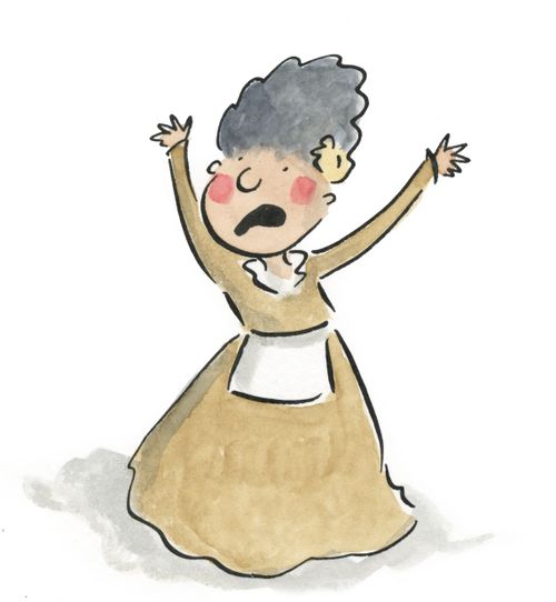 Berta screams out!