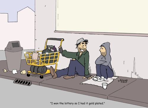 "I won the lottery so I had it gold plated."