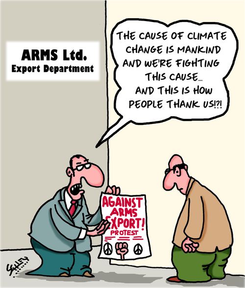 "The cause of climate change is mankind and we're fighting this cause. . . and this is how people thank us!?!"