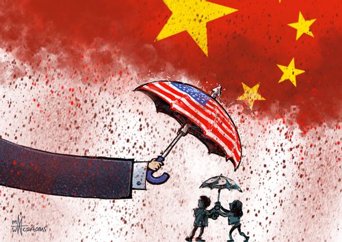 America helps out Hong Kong