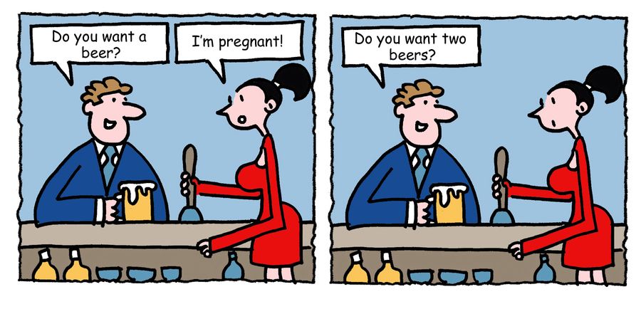 "Do you want a beer?"