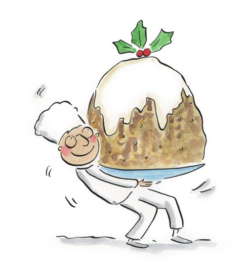 Huge Christmas Pudding
