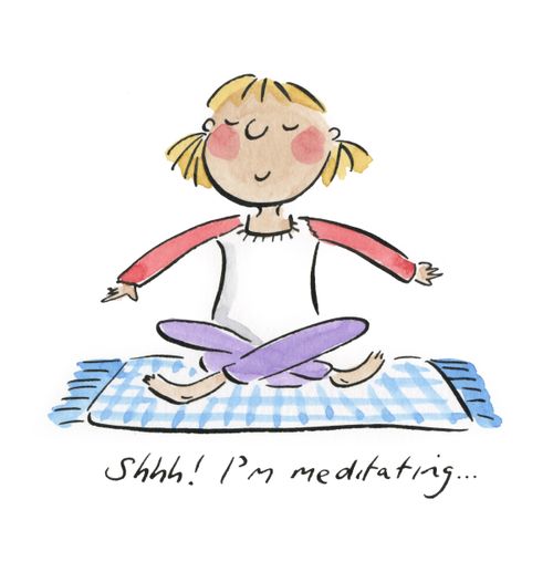 Shh I'm meditating....