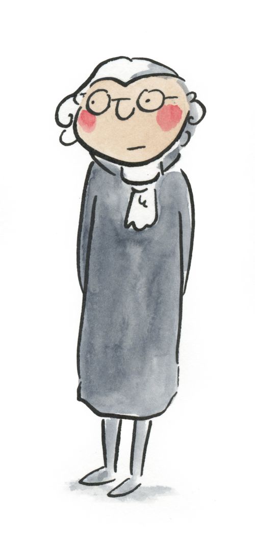 Worried priest