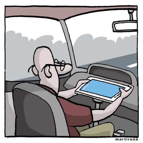 Driving using mobile phone