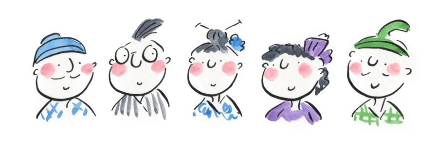 Mikado characters