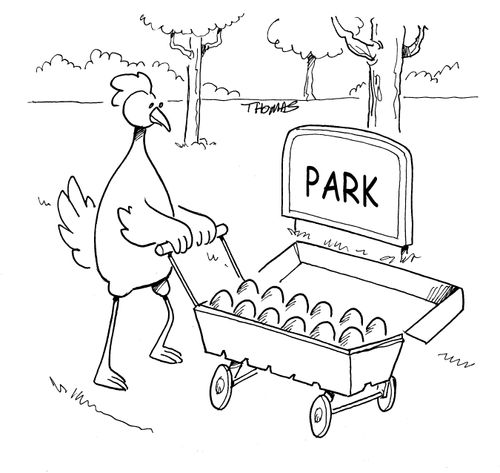 Chicken With Stroller