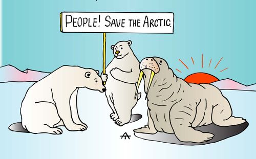 People! Save the Arctic.
