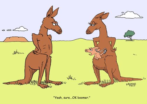"Yeah, sure...OK boomer."