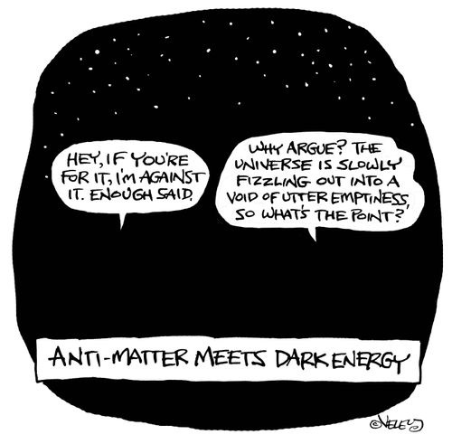 Anti-Matter Meets Dark Energy