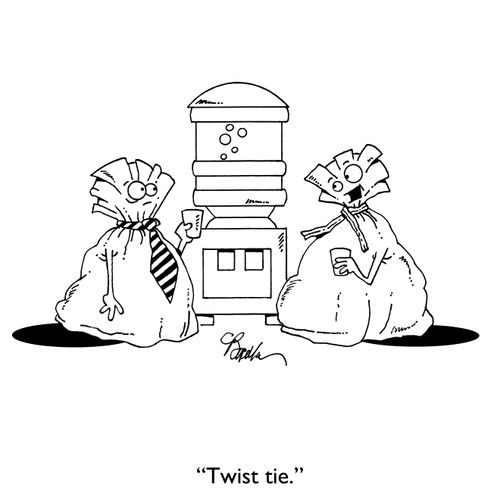 "Twist tie."