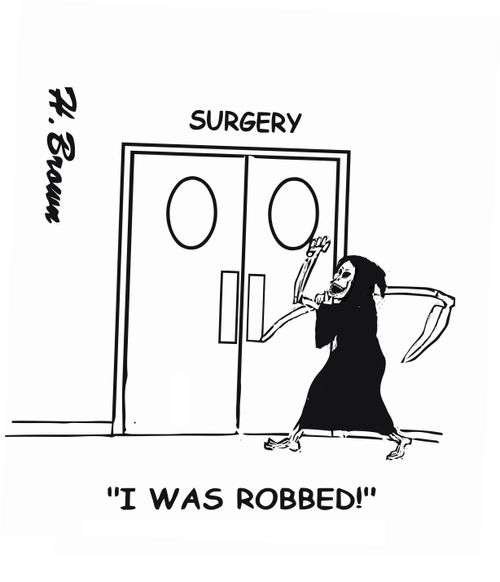 "I was robbed!"