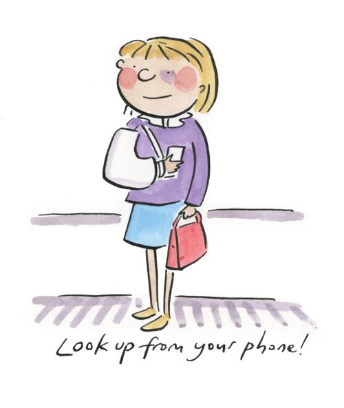 Look up from your phone!