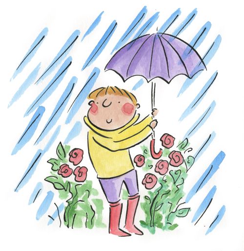 Raining