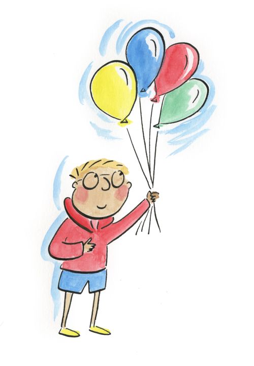 Four balloons