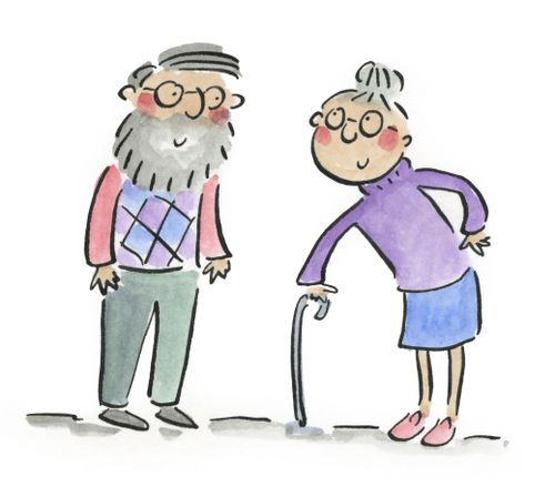 Elderly couple