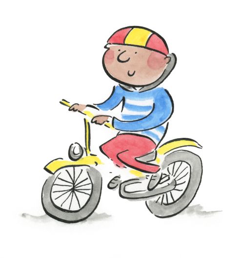 Boy on a bike