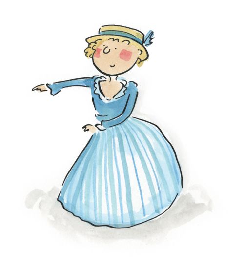 Blue dress