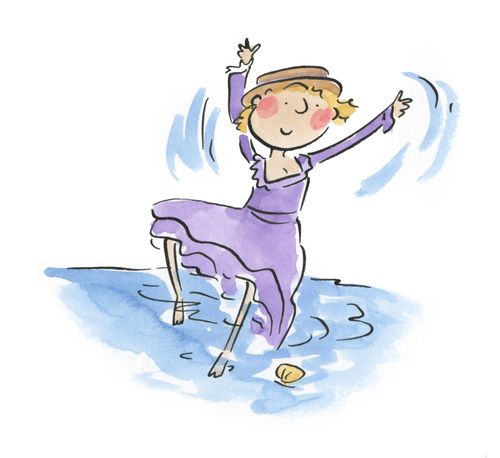 Dancing in the sea
