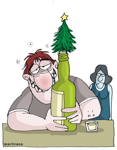 Christmas drinker 