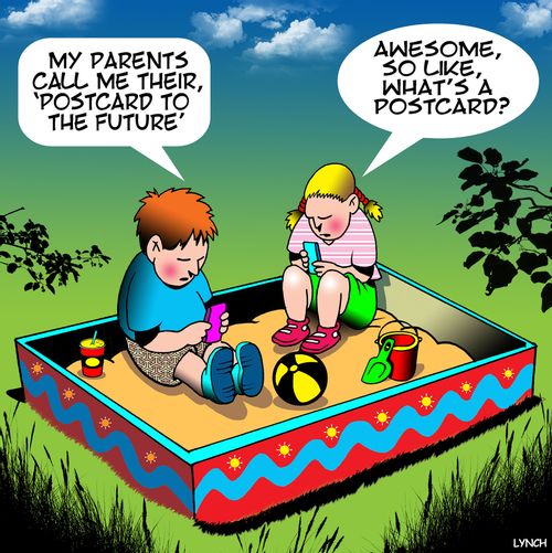 "My parents call me their, 'Postcard to the Future'."
