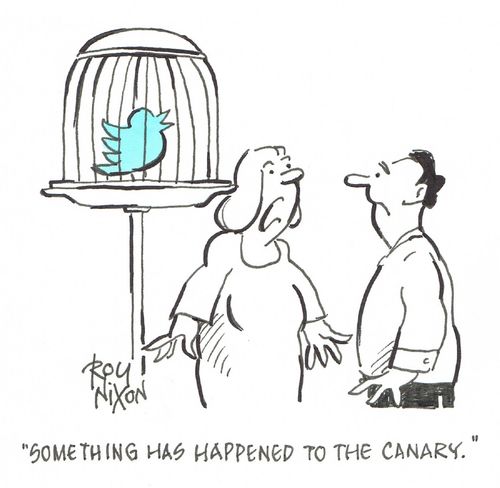 "Something has happened to the canary."
