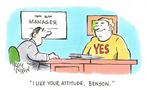 "I like your attitude, Benson."