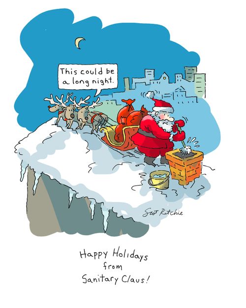 Happy Holidays from Sanitary Claus!