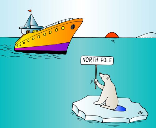 Melting North Pole