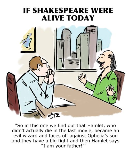 If Shakespeare were alive today