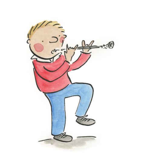 Oboe player