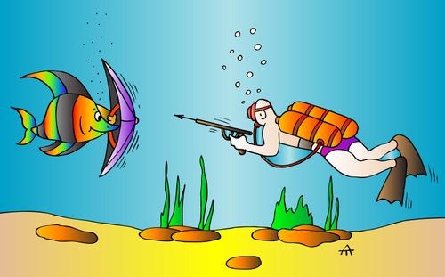 Fish with Shield